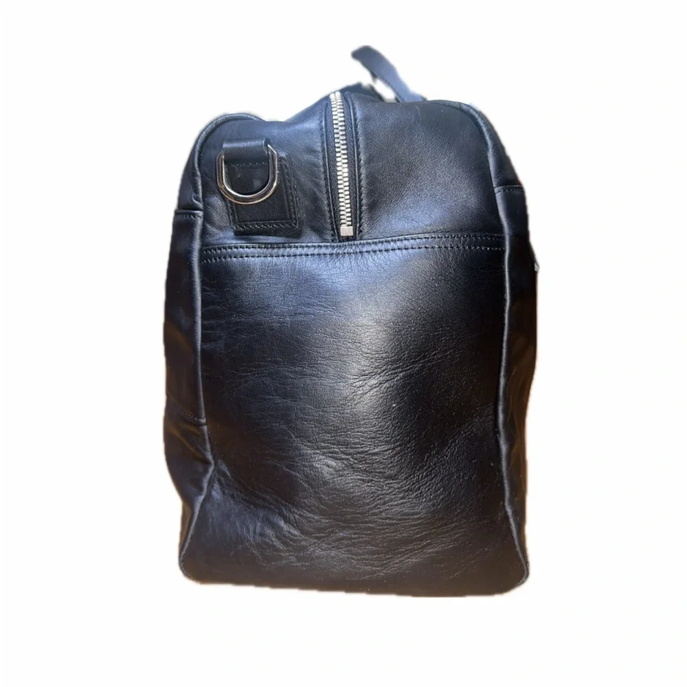 Longchamp Baxi Leather Duffel Bag